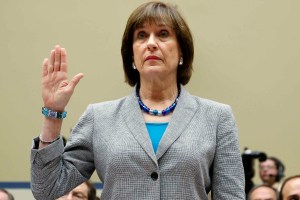 File photo of U.S. Director of Exempt Organizations for the IRS Lerner being sworn in to testify before a House Oversight and Government Reform Committee hearing in Washington